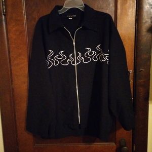 Men's full zip up jacket light material